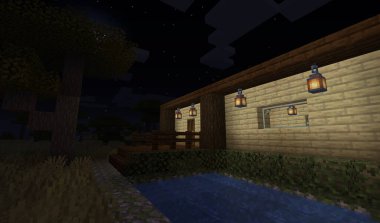 11 Kasım 2020: Minecraft Oyun 3 boyutlu illüstrasyondaki Basit Ahşap Ev Örnekleri