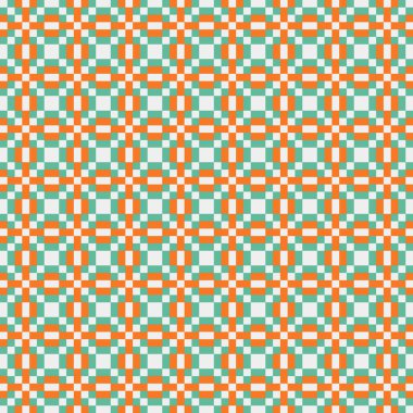 Soyut çapraz desenli logo üretken hesaplama sanatı çizimi