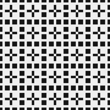 Siyah ve beyaz çizgileri olan kusursuz desen, vektör illüstrasyonu