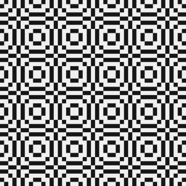 Soyut çapraz desenli logo üretken hesaplama sanatı çizimi