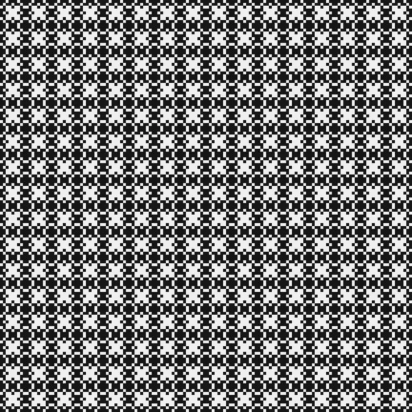 Seamless Pattern Black White Lines Vector Illustration — Stock Vector