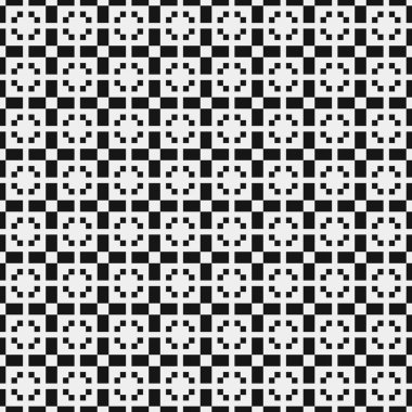 Soyut Çapraz Düzen. Noktalı arka plan. Geometrik Vektör İllüstrasyonu