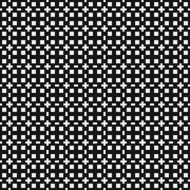 Noktalı siyah ve beyaz haç desenleri üretici sanat çizimleri