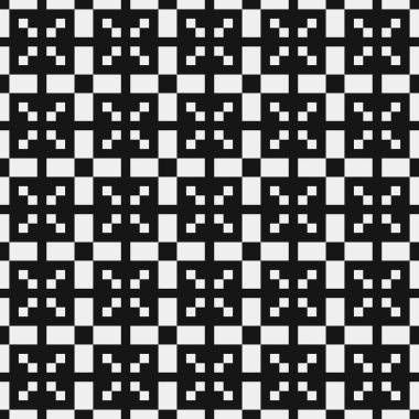 Siyah ve beyaz çizgileri olan kusursuz desen, vektör illüstrasyonu