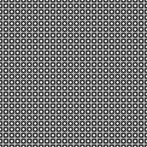 Abstract Cross Pattern Dots Illustration Générative Art Numérique — Image vectorielle