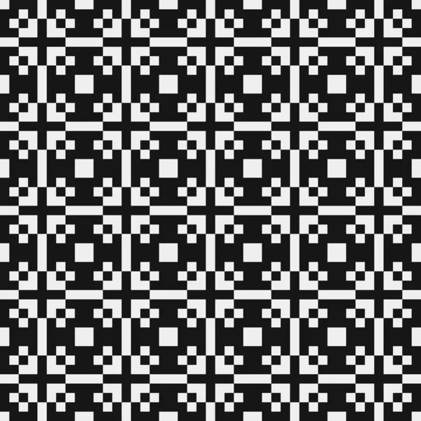 Sømløse Mønster Med Sorte Hvide Linjer Vektor Illustration – Stock-vektor