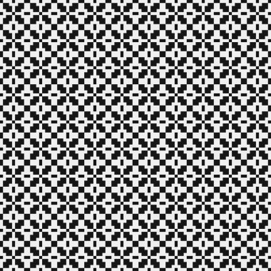 vektör çizimi, siyah ve beyaz çapraz desen arkaplanı