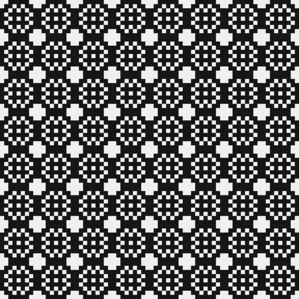 Streszczenie Cross Pattern Dots Generative Computational Art Ilustracja — Wektor stockowy