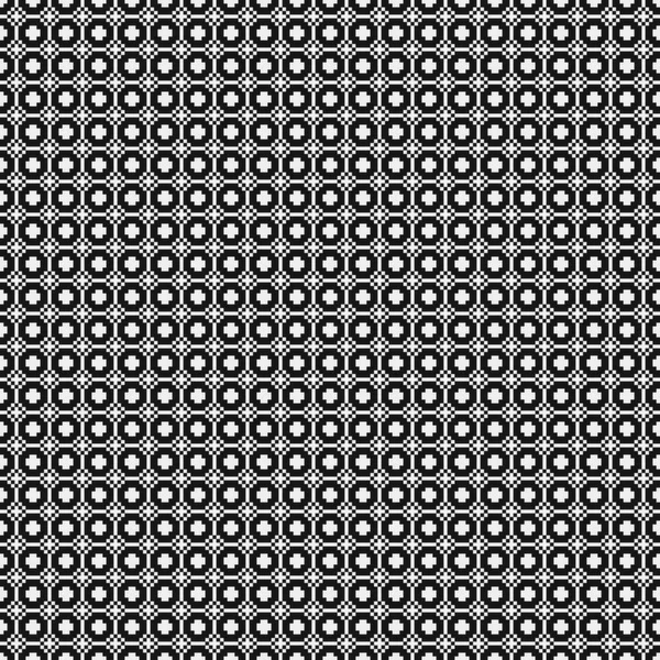 Abstract Cross Pattern Dots Illustration Générative Art Numérique — Image vectorielle