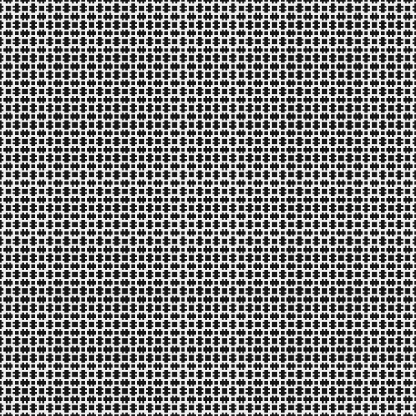 Seamless Pattern Black White Lines Vector Illustration — Stock Vector