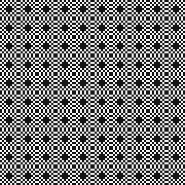 Pola Cross Abstrak Titik Titik Logo Generatif Gambar Seni Komputasi - Stok Vektor