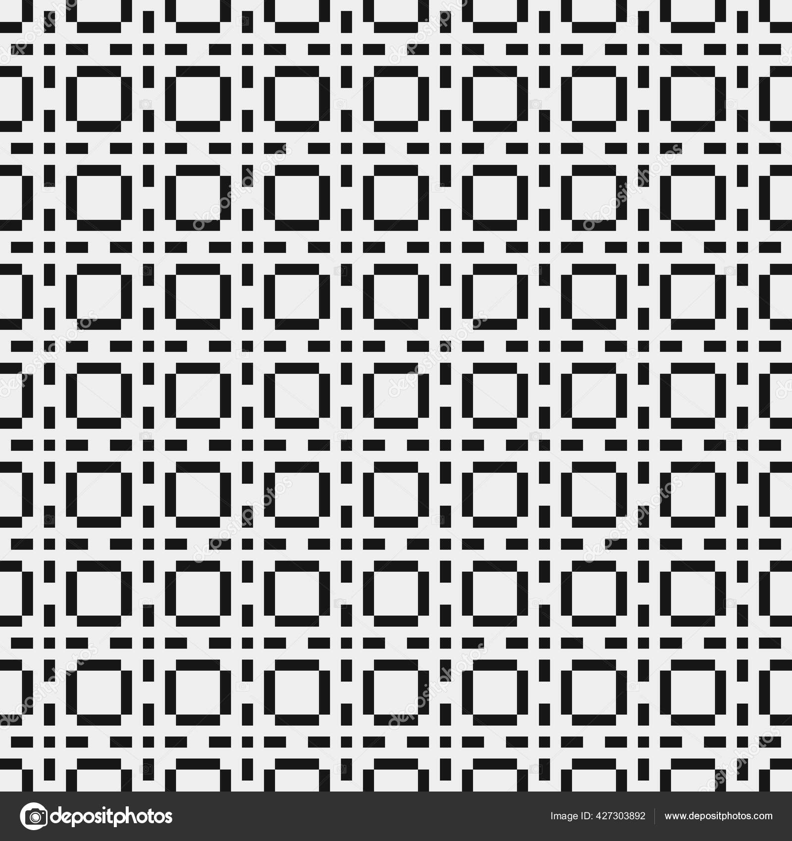 Vector Illustration Black White Cross Pattern Background Stock Vector