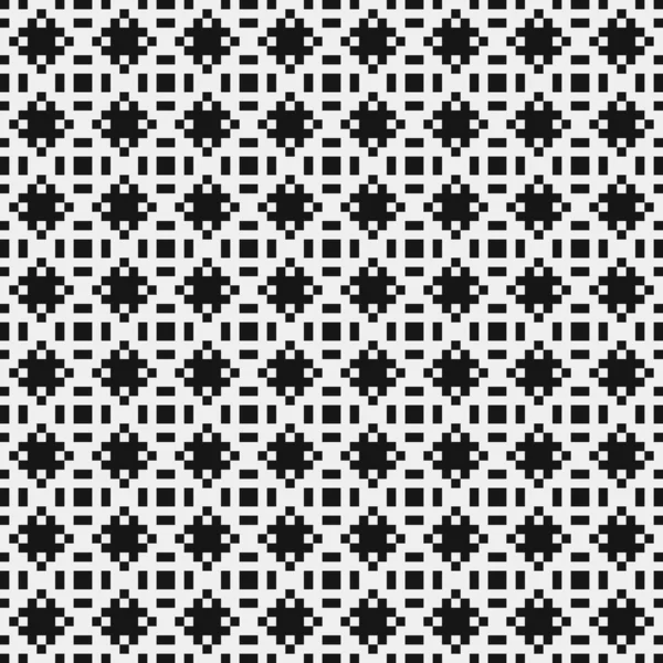 Vektor Illustration Schwarz Weiß Kreuzmuster Hintergrund — Stockvektor
