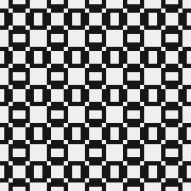 Siyah ve beyaz çizgileri olan kusursuz desen, vektör illüstrasyonu