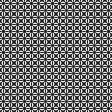 Noktalı siyah ve beyaz haç desenleri üretici sanat çizimleri