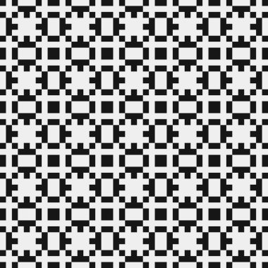 Siyah ve beyaz çizgileri olan kusursuz desen, vektör illüstrasyonu