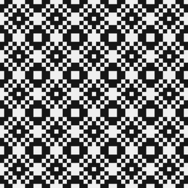 Siyah ve beyaz çizgileri olan kusursuz desen, vektör illüstrasyonu