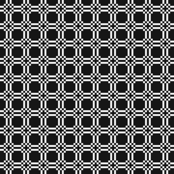 Streszczenie Cross Pattern Dots Generative Computational Art Ilustracja — Wektor stockowy