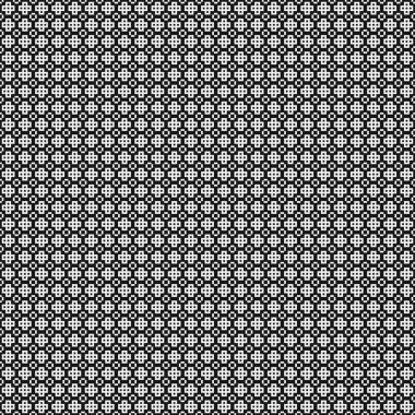 Siyah ve beyaz çizgileri olan kusursuz desen, vektör illüstrasyonu