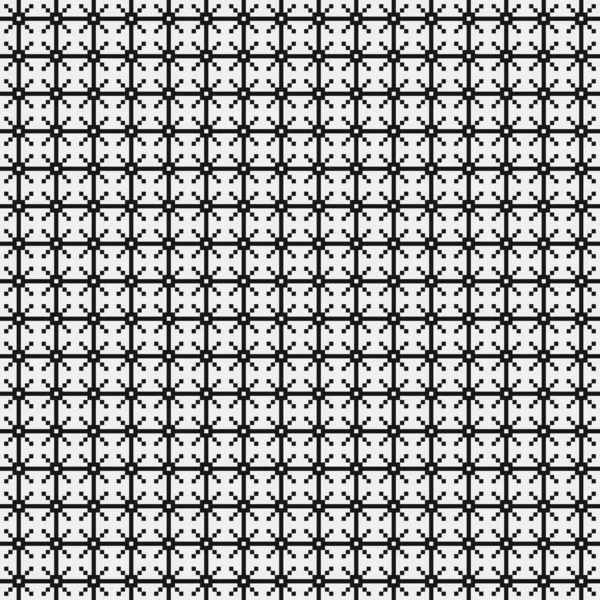 Streszczenie Cross Pattern Dots Generative Computational Art Ilustracja — Wektor stockowy