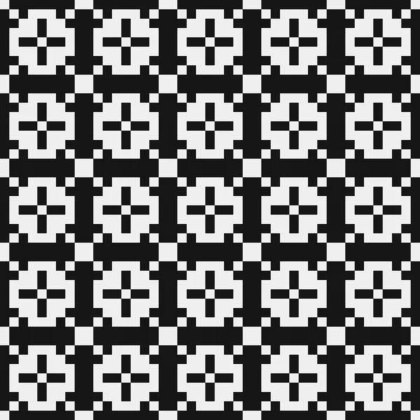 Abstrakt Cross Pattern Dots Generativ Beräkningskonst Illustration — Stock vektor