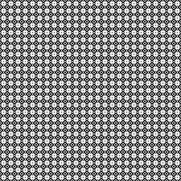 Seamless Pattern Black White Lines Vector Illustration — Stock Vector