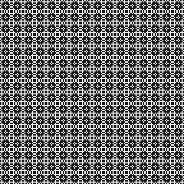 Streszczenie Cross Pattern Dots Generative Computational Art Ilustracja — Wektor stockowy