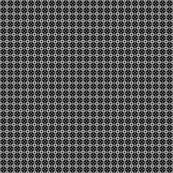 Geometric Seamless Pattern Black White Shapes Vector Illustration — Stock Vector