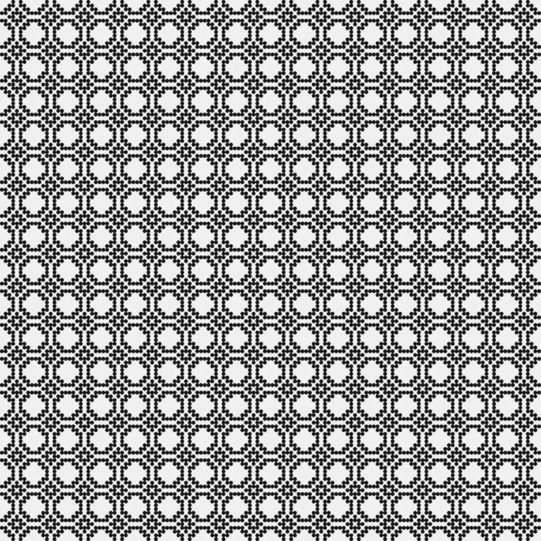 Modello Senza Cuciture Forme Geometriche Bianco Nero Illustrazione Generativa Del — Vettoriale Stock