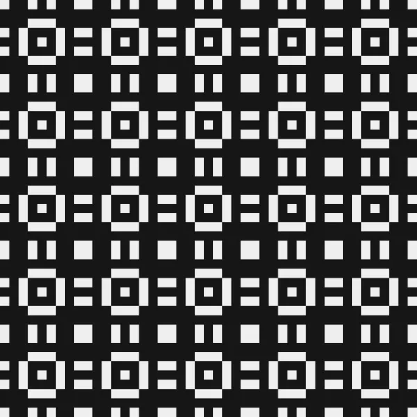 Sømløse Mønster Med Sorte Hvide Linjer Vektor Illustration – Stock-vektor