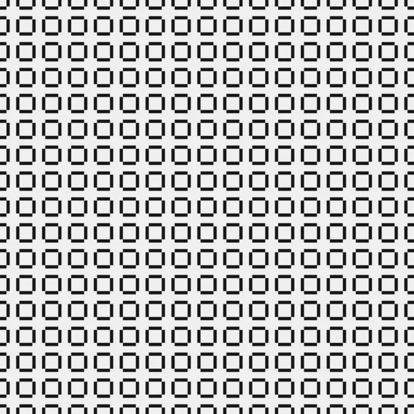 黒と白の幾何学的形状のシームレスなパターン 一般的な計算芸術のベクトル図 — ストックベクタ