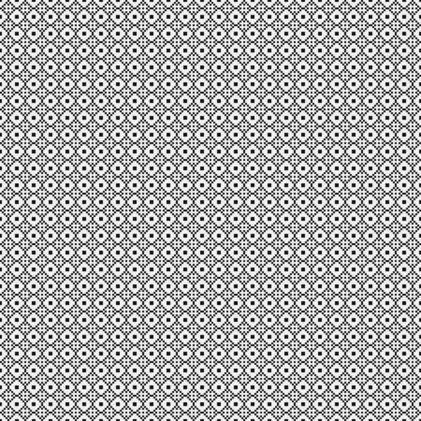 Abstrakt Cross Pattern Dots Generativ Beräkningskonst Illustration — Stock vektor