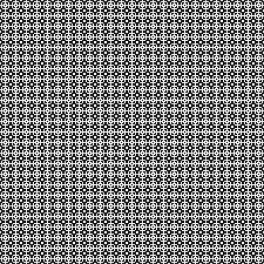 Haçlar ve Noktalar vektör illüstrasyonlu soyut Desen 