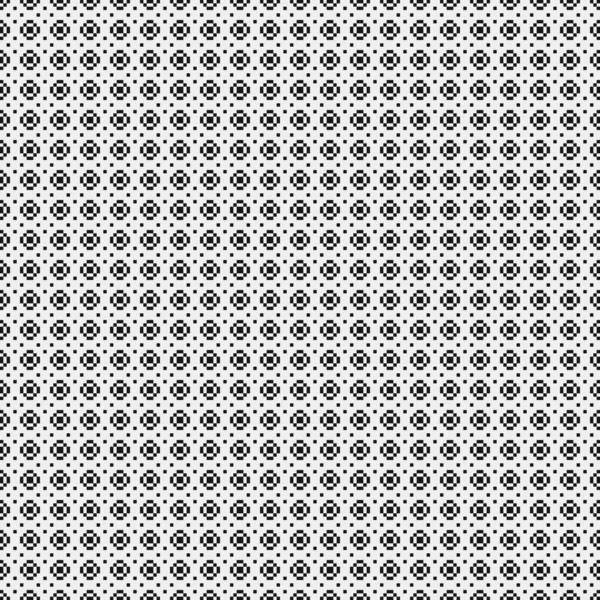 Геометрический Бесшовный Рисунок Черно Белых Фигур Векторная Иллюстрация — стоковый вектор