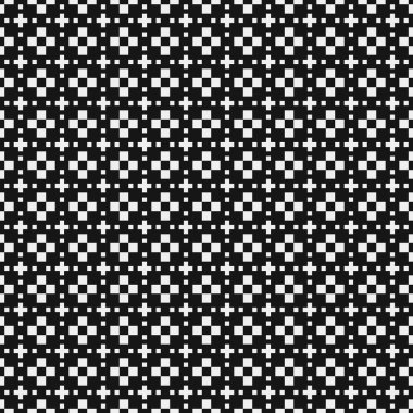 Siyah ve beyaz çizgileri olan kusursuz desen, vektör illüstrasyonu