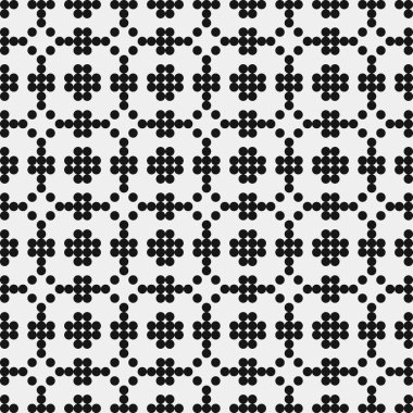 Soyut Çapraz Düzen. Noktalı arka plan. Geometrik Vektör İllüstrasyonu