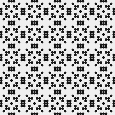 Soyut Çapraz Düzen. Noktalı arka plan. Geometrik Vektör İllüstrasyonu