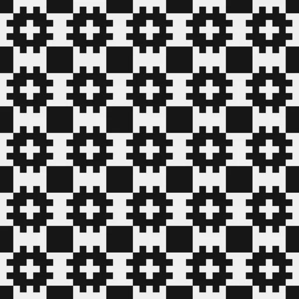 Abstract Cross Pattern Dots Generative Computational Art Illustration — стоковый вектор