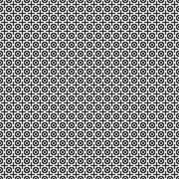 Streszczenie Cross Pattern Dots Generative Computational Art Ilustracja — Wektor stockowy