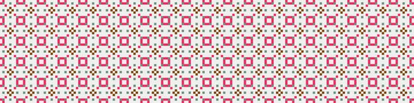 Astratto Croce Pattern Dots Logo Vettoriale Illustrazione — Vettoriale Stock