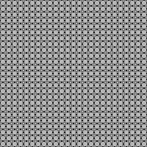 Geometrisches Nahtloses Muster Von Schwarz Weiß Formen Vektorillustration — Stockvektor