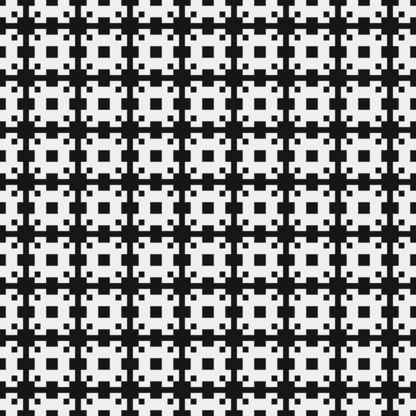 Seamless Pattern Black White Lines Vector Illustration — Stock Vector