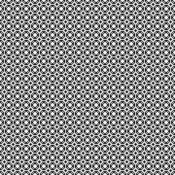 Abstrakt Cross Pattern Dots Generativ Beräkningskonst Illustration — Stock vektor