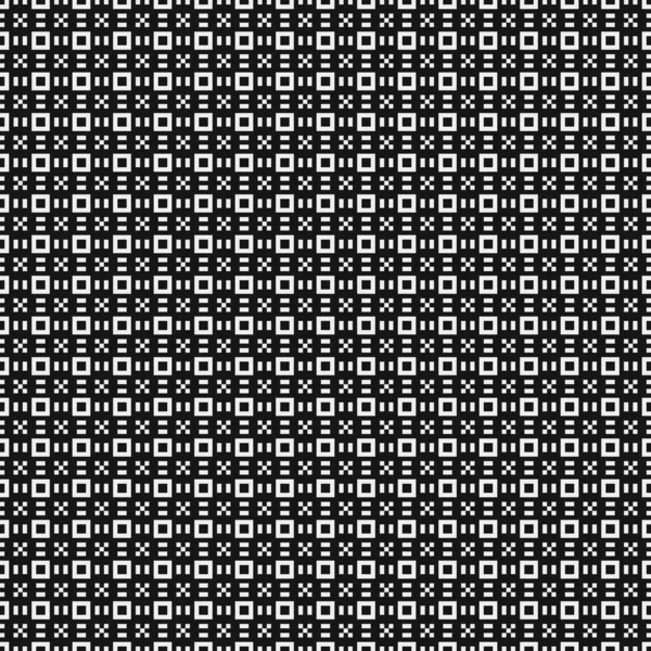 Abstrakt Cross Pattern Dots Generativ Beräkningskonst Illustration — Stock vektor