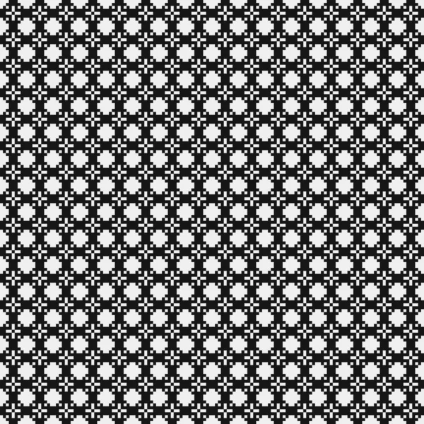 Abstract Cross Pattern Dots Generative Computational Art Illustration — стоковый вектор