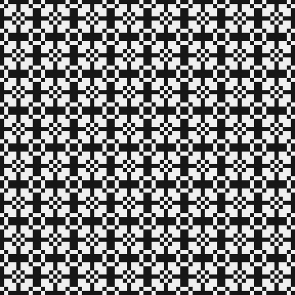 Seamless Pattern Black White Lines Vector Illustration — Stock Vector