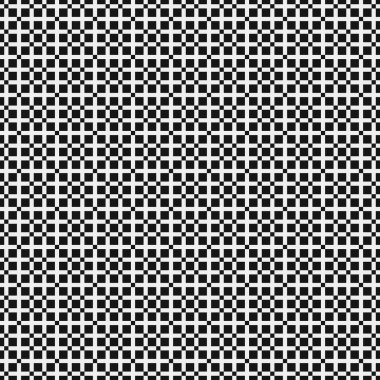 Siyah ve beyaz çizgileri olan kusursuz desen, vektör illüstrasyonu