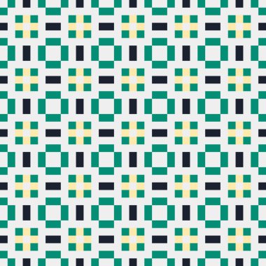 Soyut geometrik kalıp, üretken hesaplama arkaplanı 