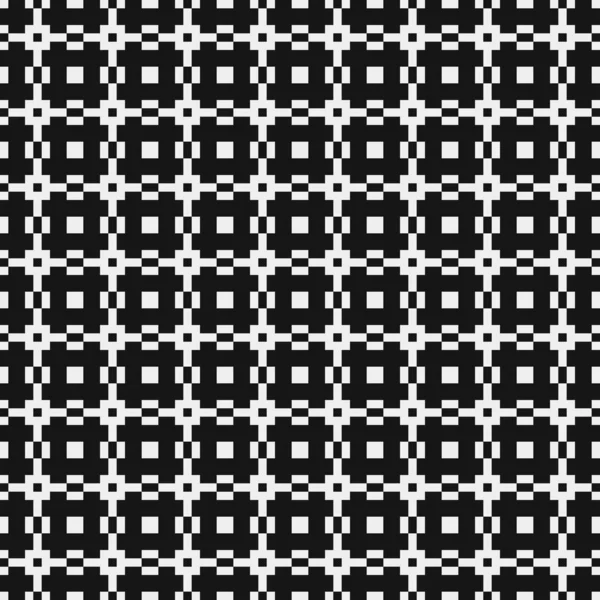 Geometric Seamless Pattern Black White Shapes Vector Illustration — Stock Vector