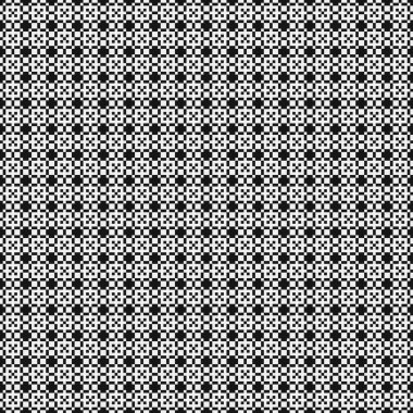 Siyah ve beyaz çizgileri olan kusursuz desen, vektör illüstrasyonu